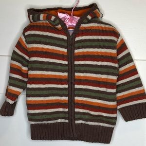 Gymboree Fall Stripe Sweater Jacket